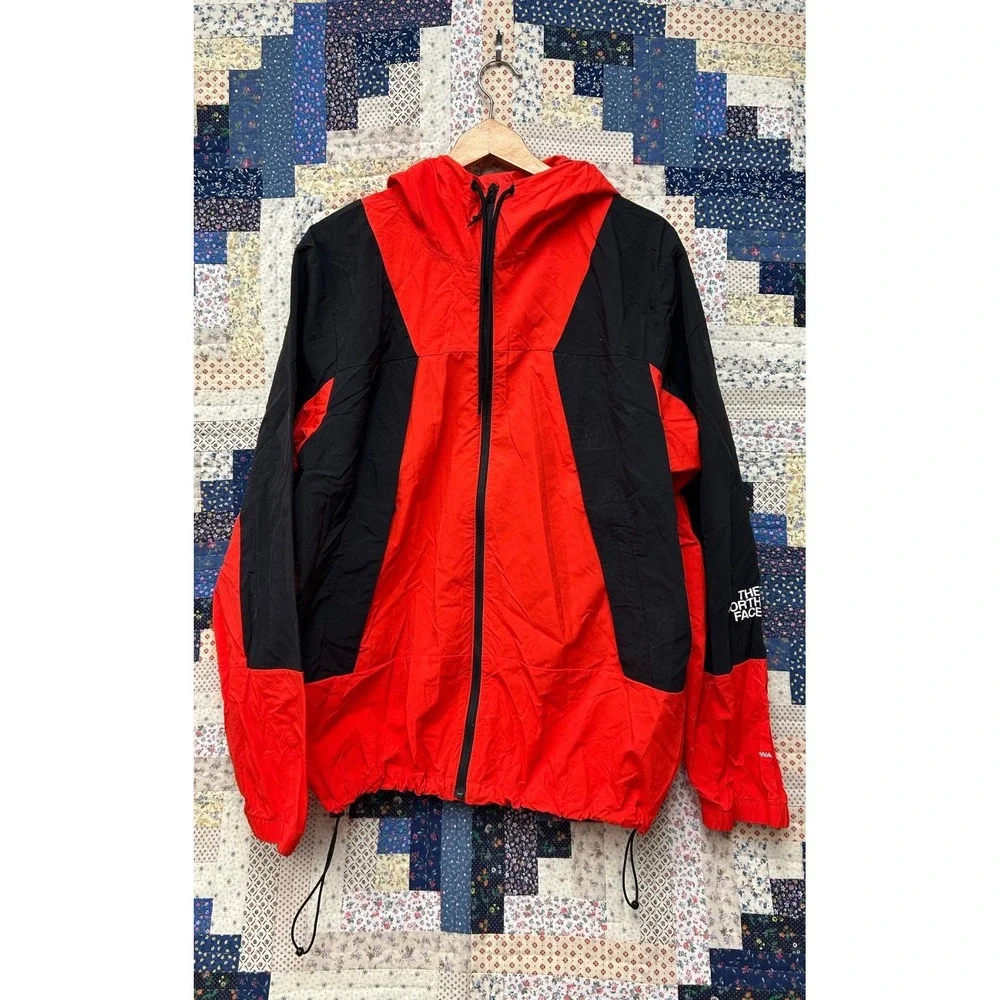 The North Face Men's Mountain Windshell Red Size XL Nylon Polyester